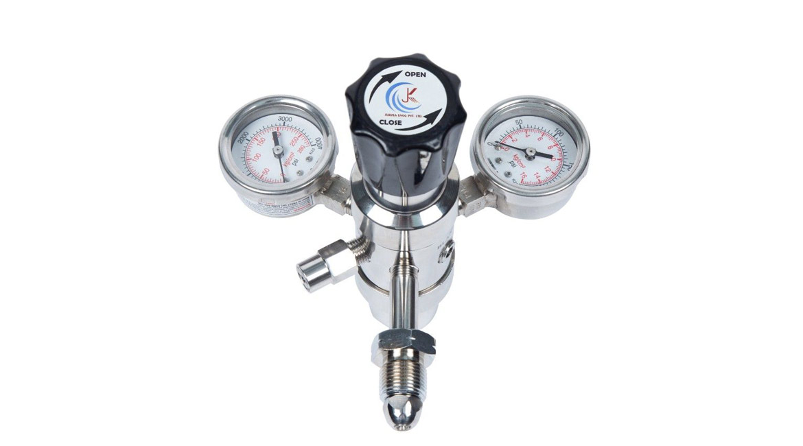 Double Stage Pressure Regulator SS & Brass