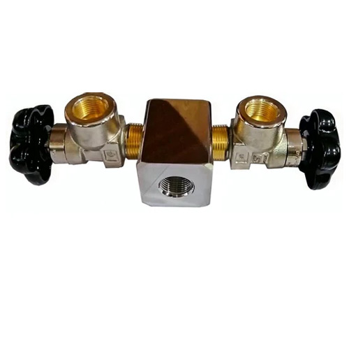 SS DOUBLE CYLINDER MANIFOLD WITH TEKNO VALVE