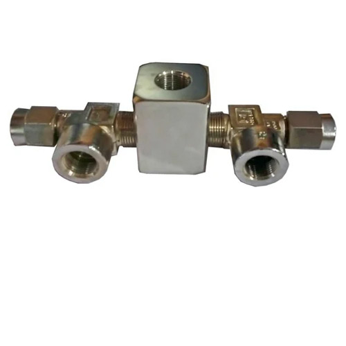 SS DOUBLE CYLINDER MANIFOLD WITH INDOFAB VALVE