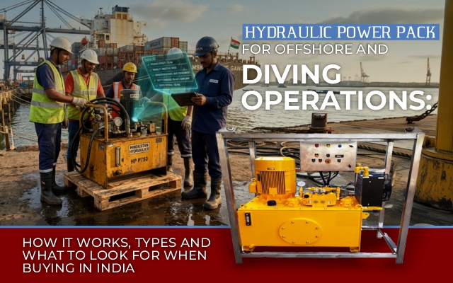 Hydraulic power pack manufacturer in Mumbai India providing offshore, subsea, and diving hydraulic power solutions