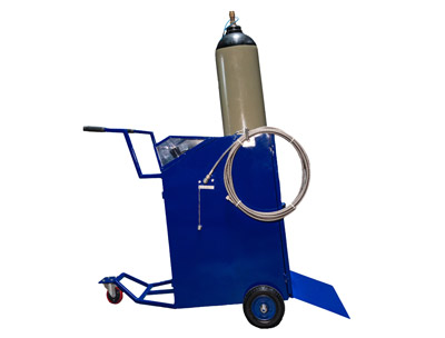 Oxygen Booster Pump Trolley Project