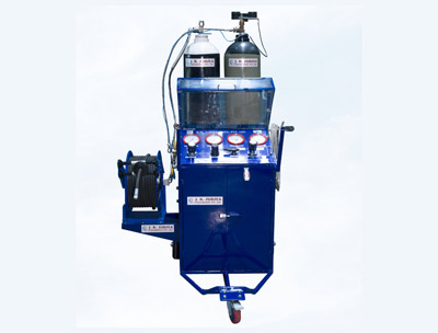 Oxygen Booster Pump Trolley Project